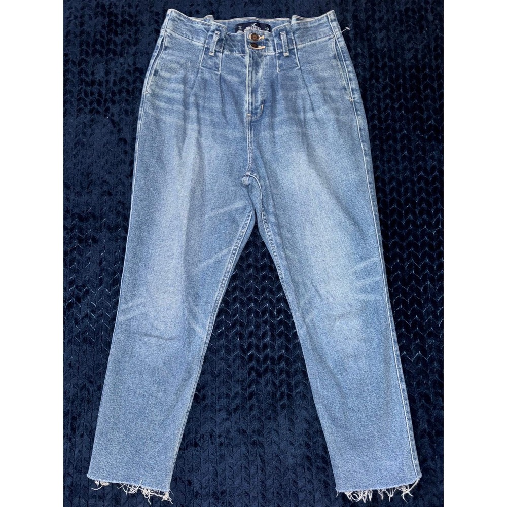 Hollister Curvy Mom Jeans Ultra‎ High Rise Vintage Stretch Denim Size 28